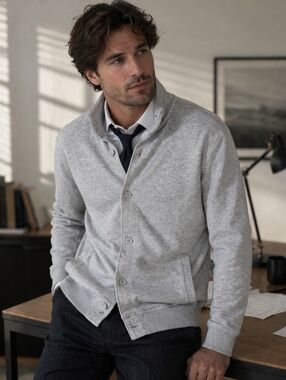 Frank And Oak | Light Gray Cardigan, Size M